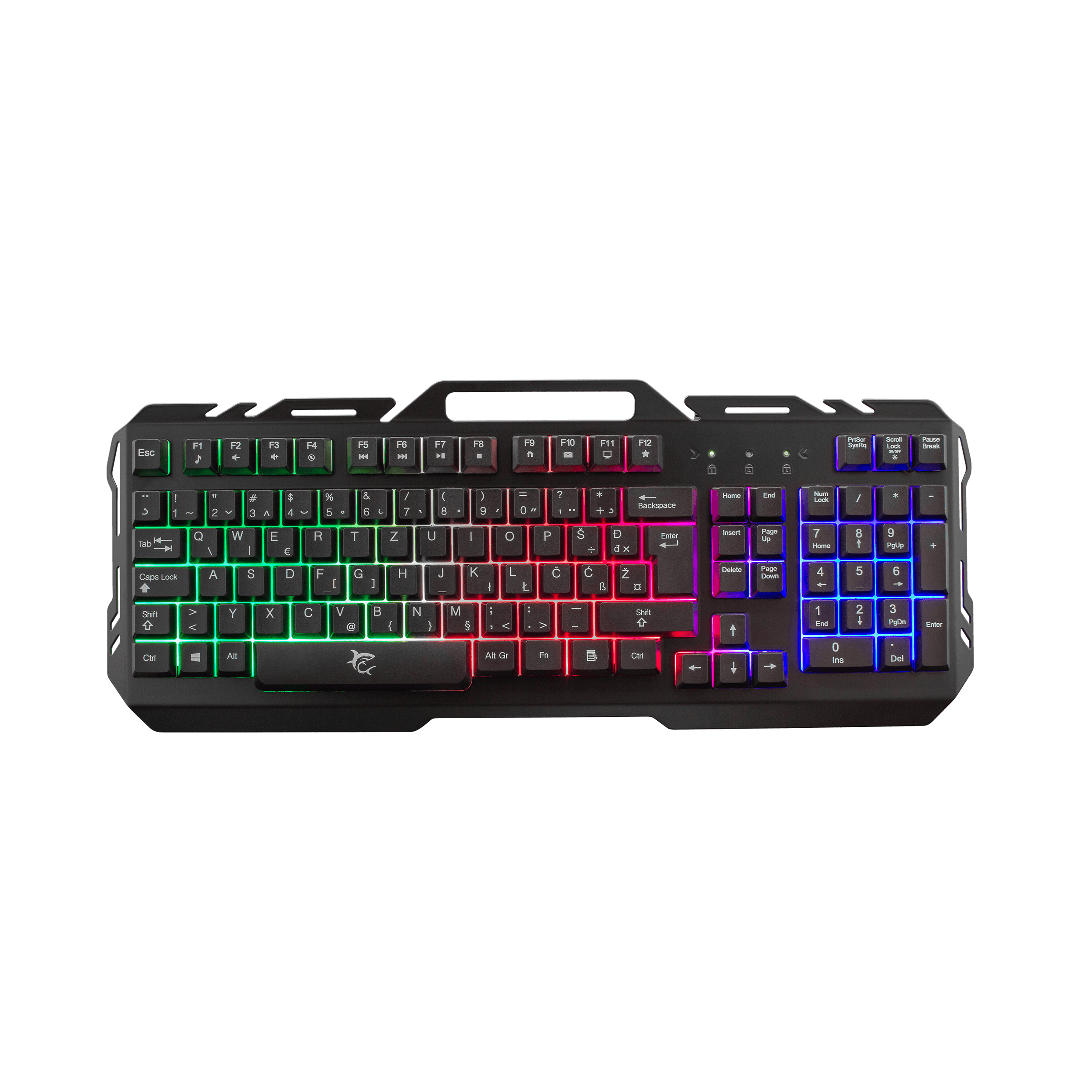 White Shark Gladiator 2 RGB Gaming Keyboard - GameStore.mt | Powered by Flutisat
