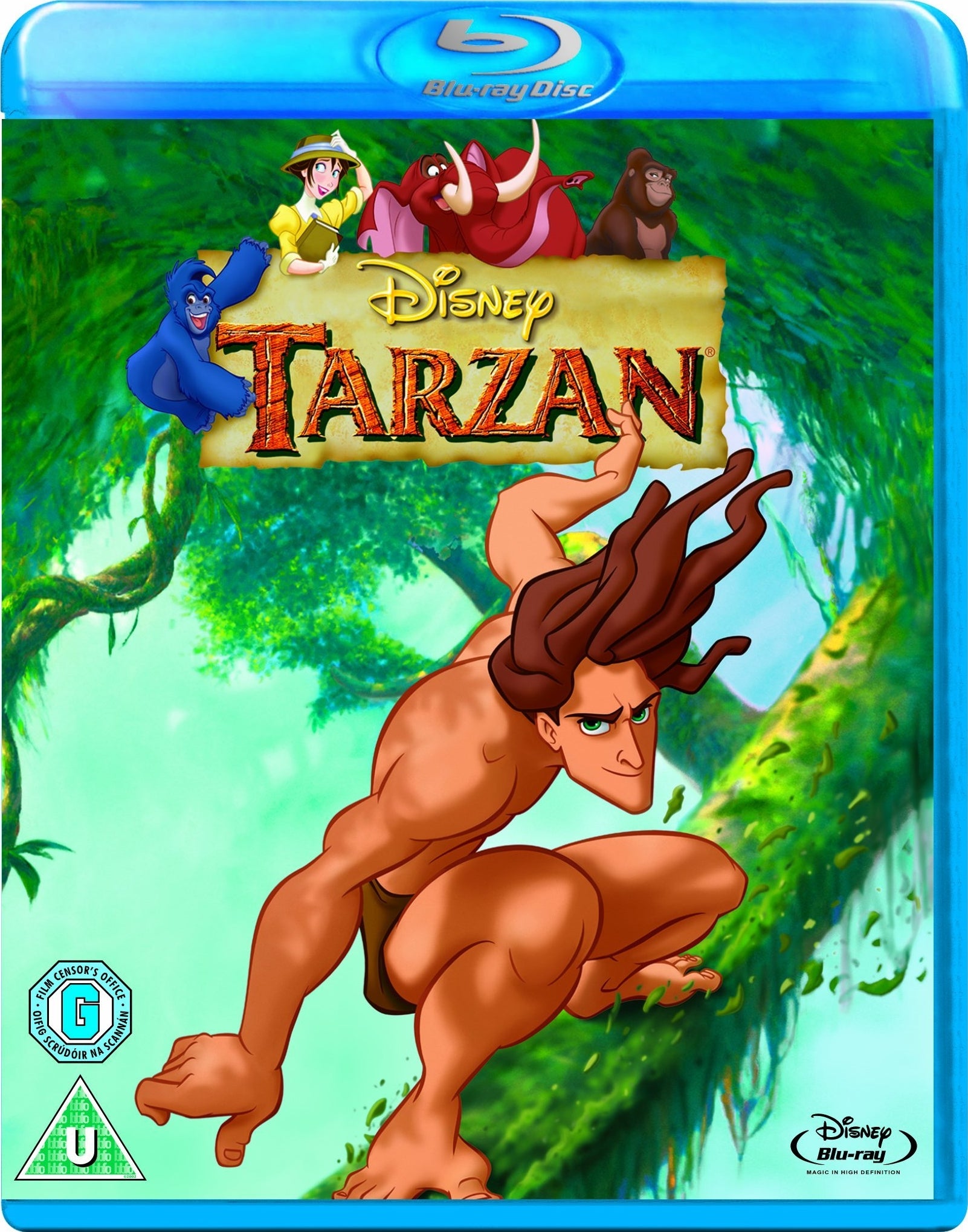 Tarzan (1999) (Blu-Ray Movie) (Pre-owned)