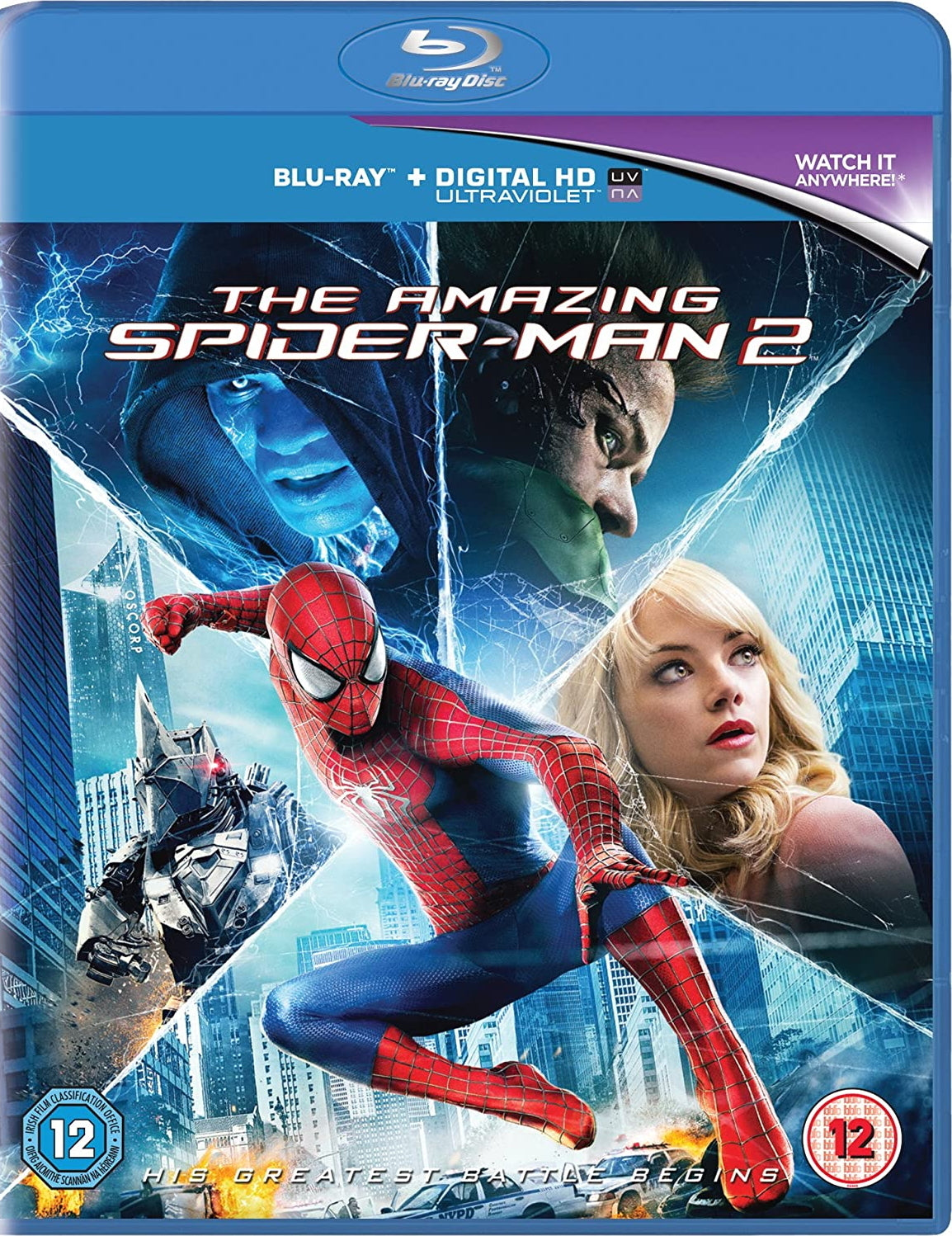 The Amazing Spider-Man 2 (2014) (Blu-Ray Movie) (Pre-owned)