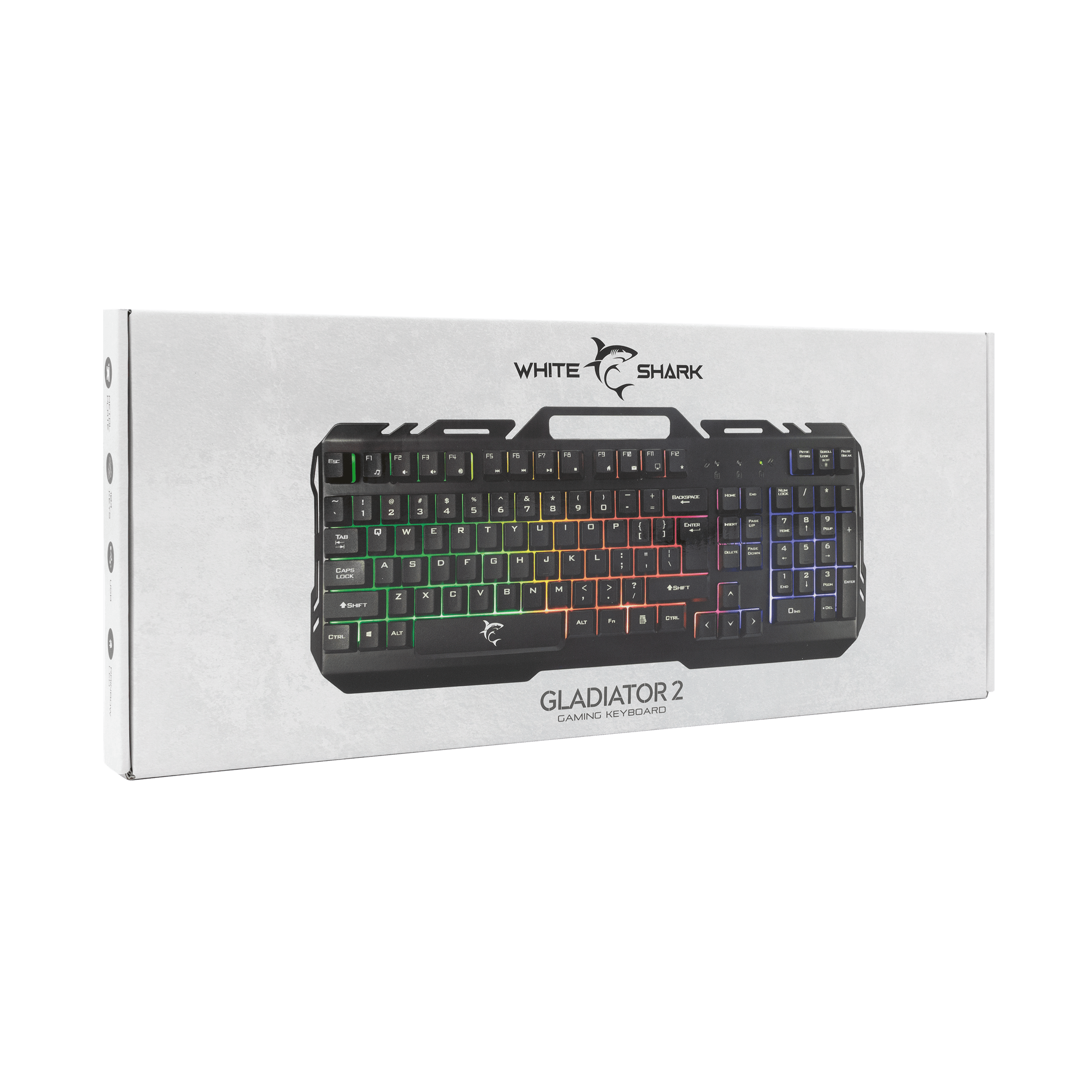 White Shark Gladiator 2 RGB Gaming Keyboard - GameStore.mt | Powered by Flutisat