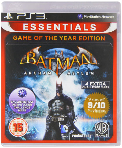 Batman: Arkham Asylum - Game of The Year Edition (PS3) (Pre-owned)