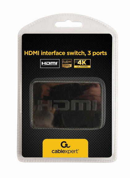 Cablexpert HDMI 1.4 Switch w/Remote Control (3 Ports)