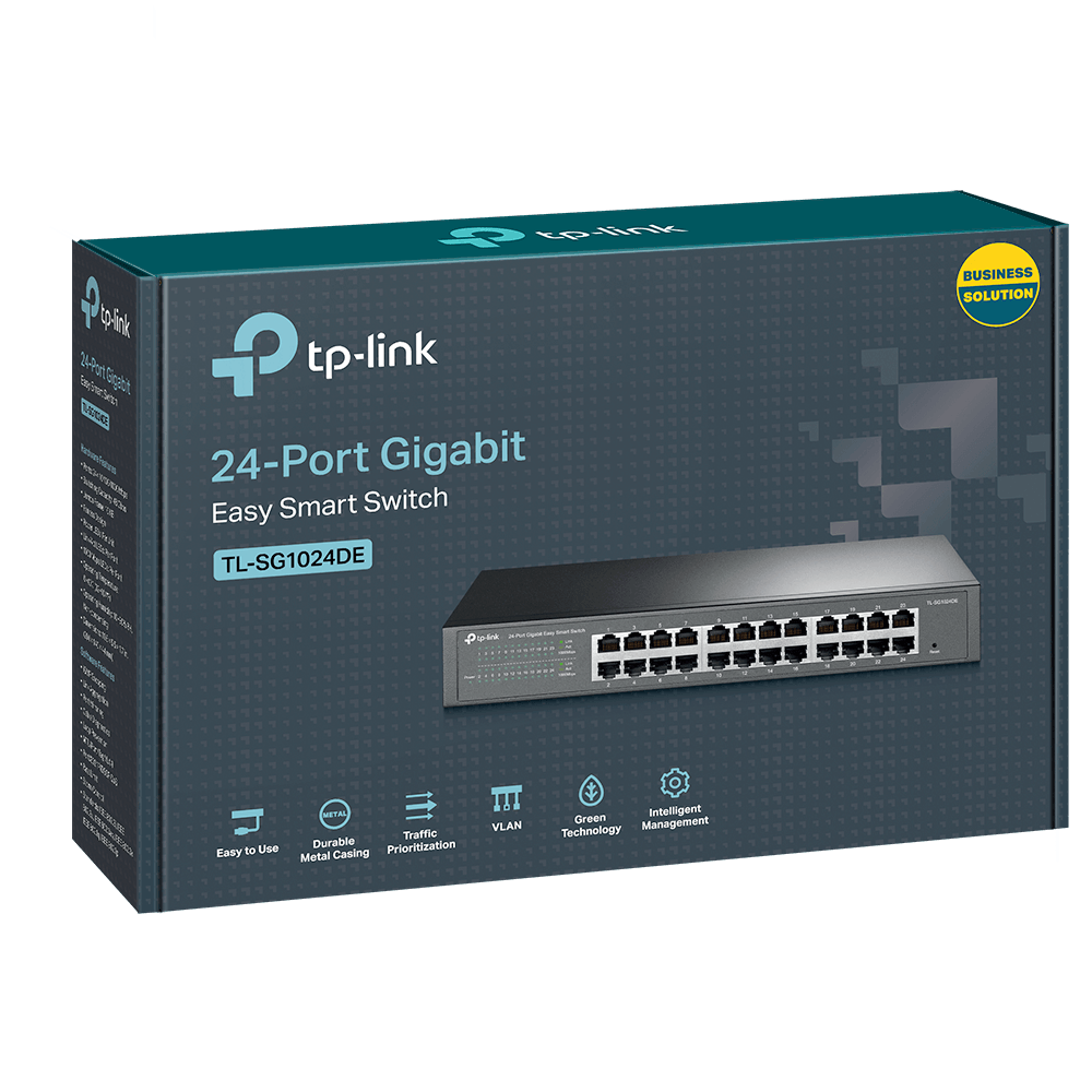 TP-Link TL-SG1024DE 24-Port Gigabit Easy Smart Switch - GameStore.mt | Powered by Flutisat