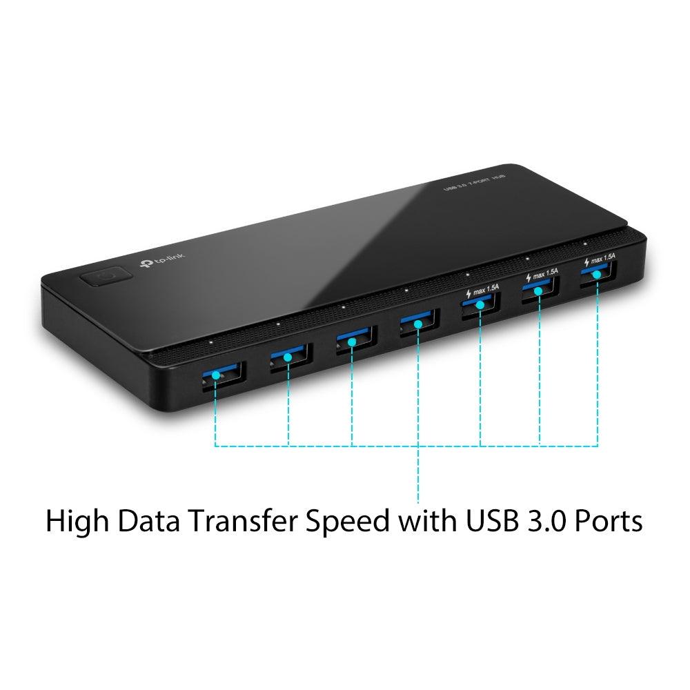 TP-Link 7-Port Powered USB 3.0 Hub | UH700 - GameStore.mt | Powered by Flutisat