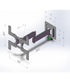 ATRON Turn + Tilt 19" - 43" Wall TV Bracket AT - MT203 - GameStore.mt