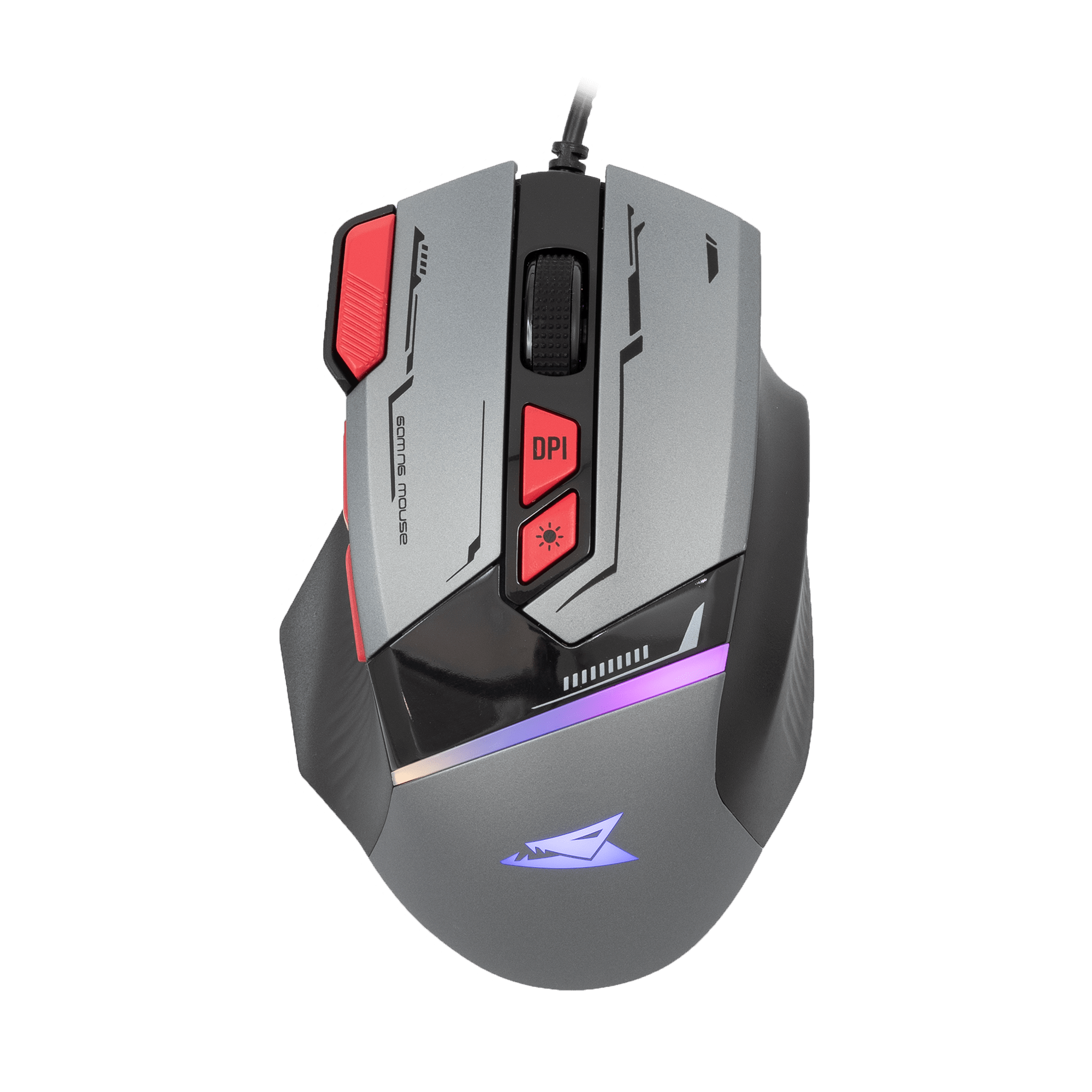 Baracuda MANTA RGB Gaming Mouse (Grey) - GameStore.mt