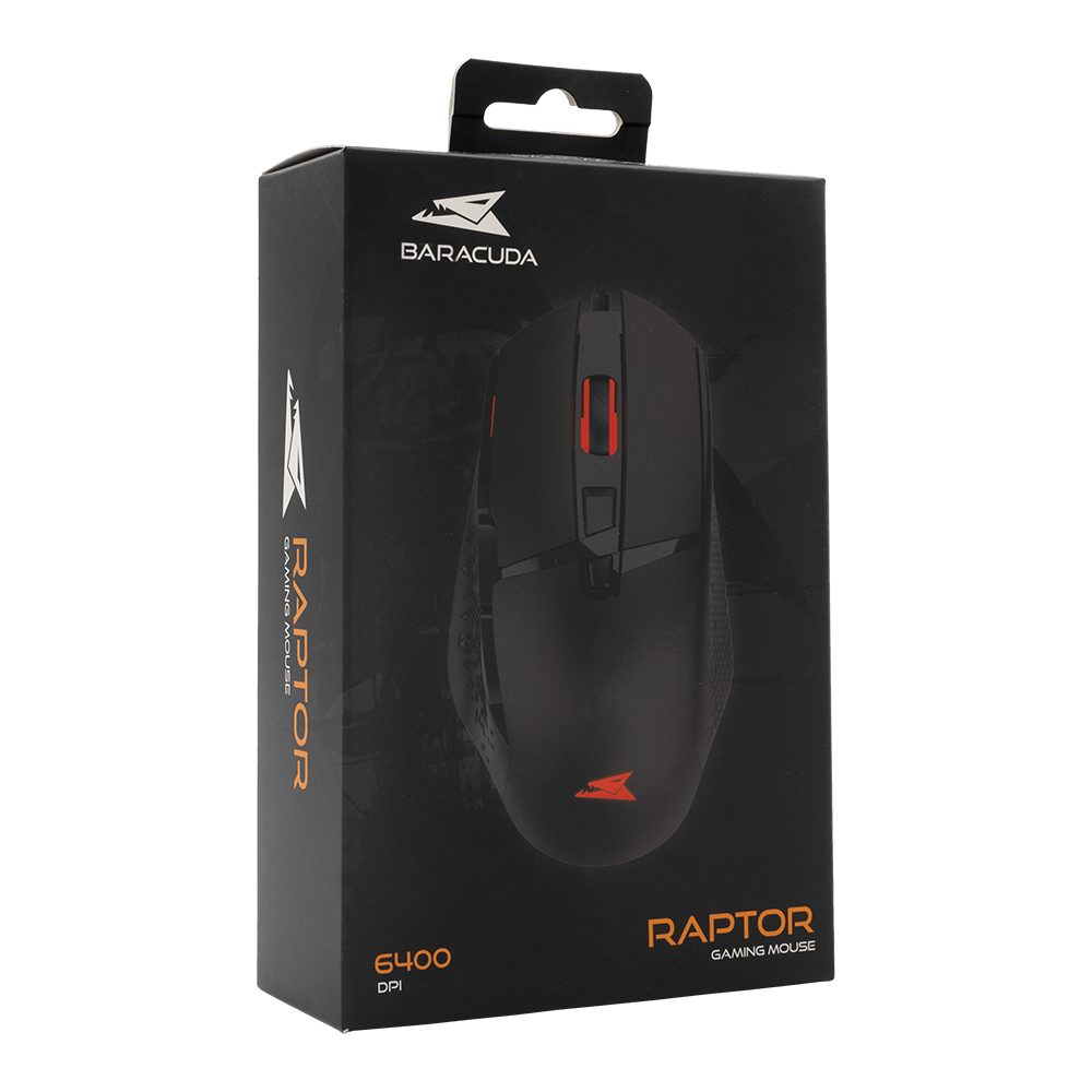 Baracuda RAPTOR Gaming Mouse (Black) - GameStore.mt