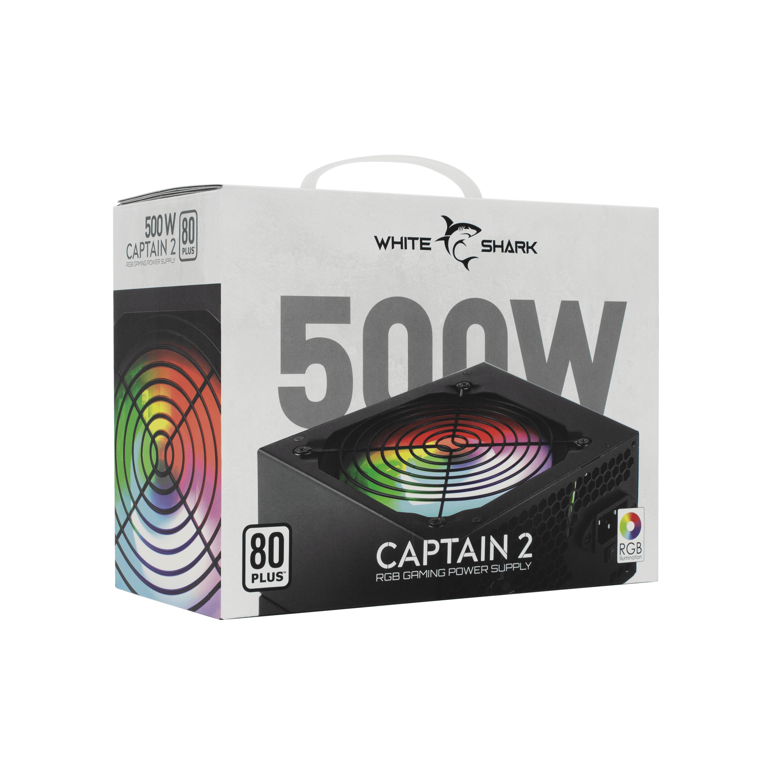 White Shark CAPTAIN 2 RGB Gaming Power Supply - GameStore.mt | Powered by Flutisat