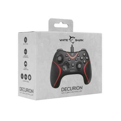 White Shark Decurion Gamepad Controller (USB)