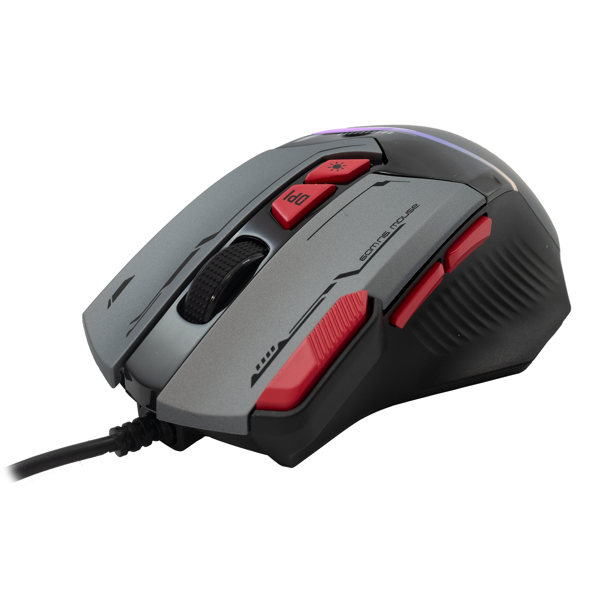 Baracuda MANTA RGB Gaming Mouse (Grey)