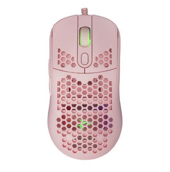 Mouse White Shark Gaming Galahad 6400dpi (Pink) - GameStore.mt