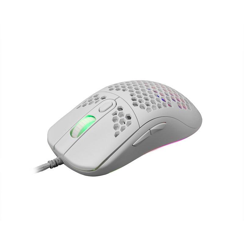 Mouse White Shark Gaming Galahad 6400dpi (White) - GameStore.mt