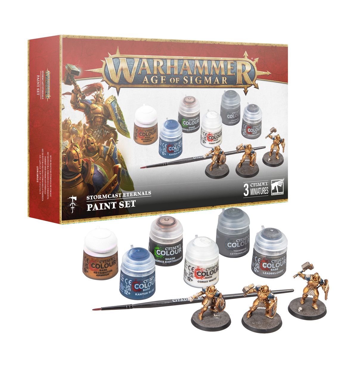 Stormcast Eternals: Paints Set (Warhammer Age of Sigmar | 60 - 10) - GameStore.mt
