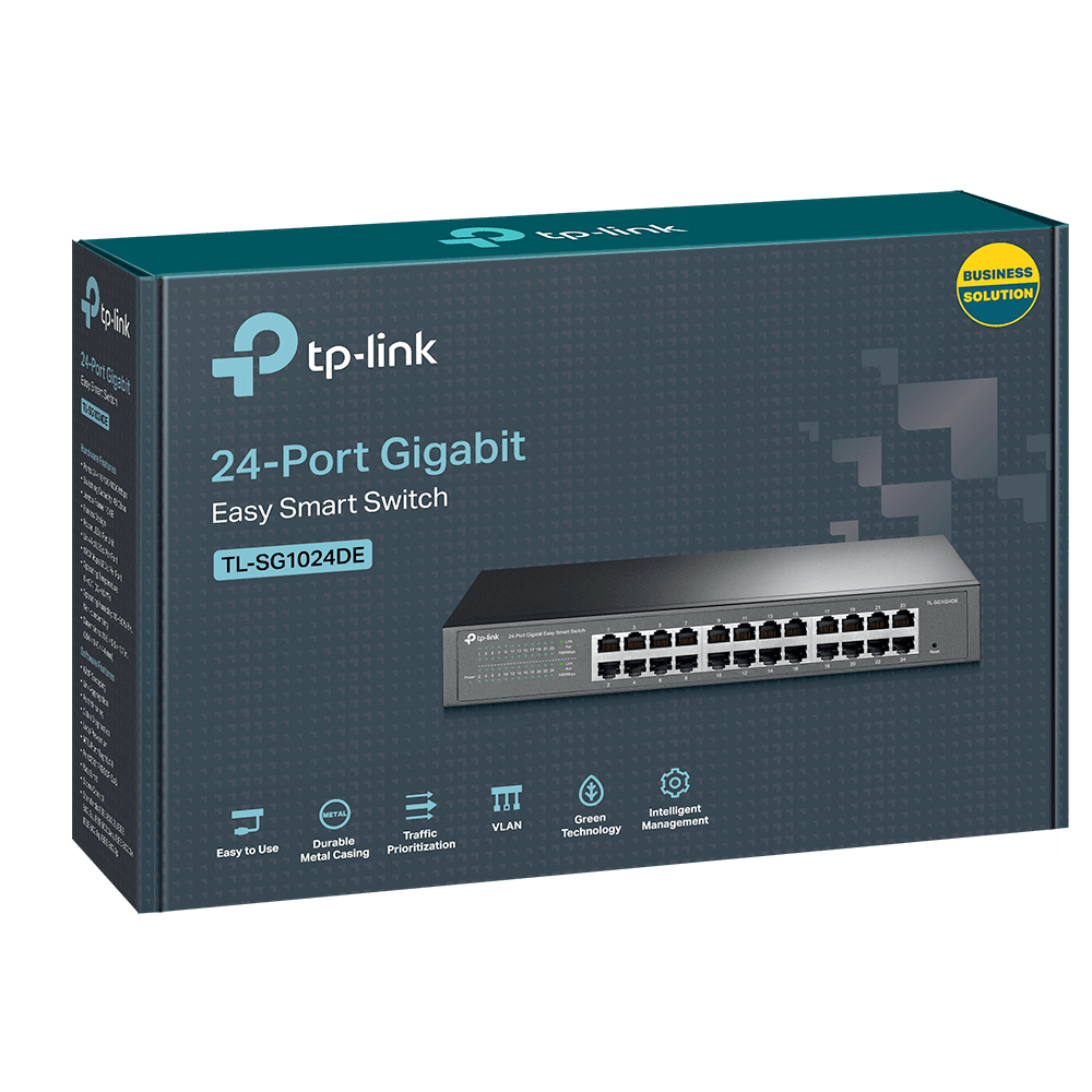 TP - Link TL - SG1024DE 24 - Port Gigabit Easy Smart Switch - GameStore.mt