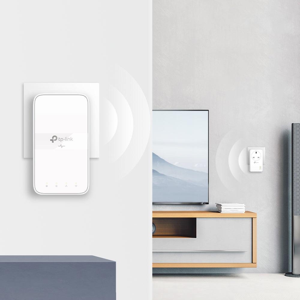 TP - Link TL - WPA7617 KIT AV1000 Gigabit Passthrough Powerline ac Wi - Fi Kit - GameStore.mt
