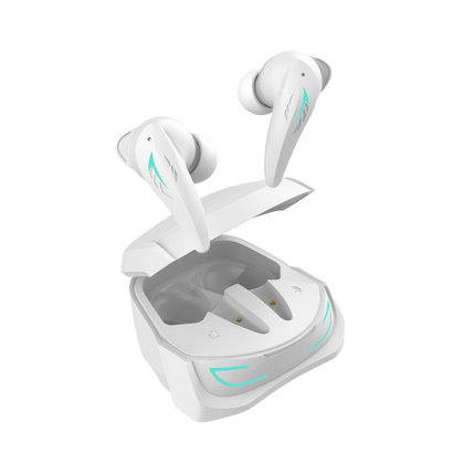 White Shark TITAN Bluetooth Earbuds (White)