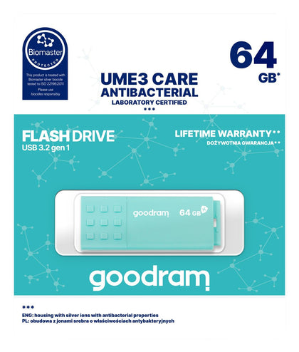 GOODRAM UME3 CARE 64GB USB 3.2 gen 1