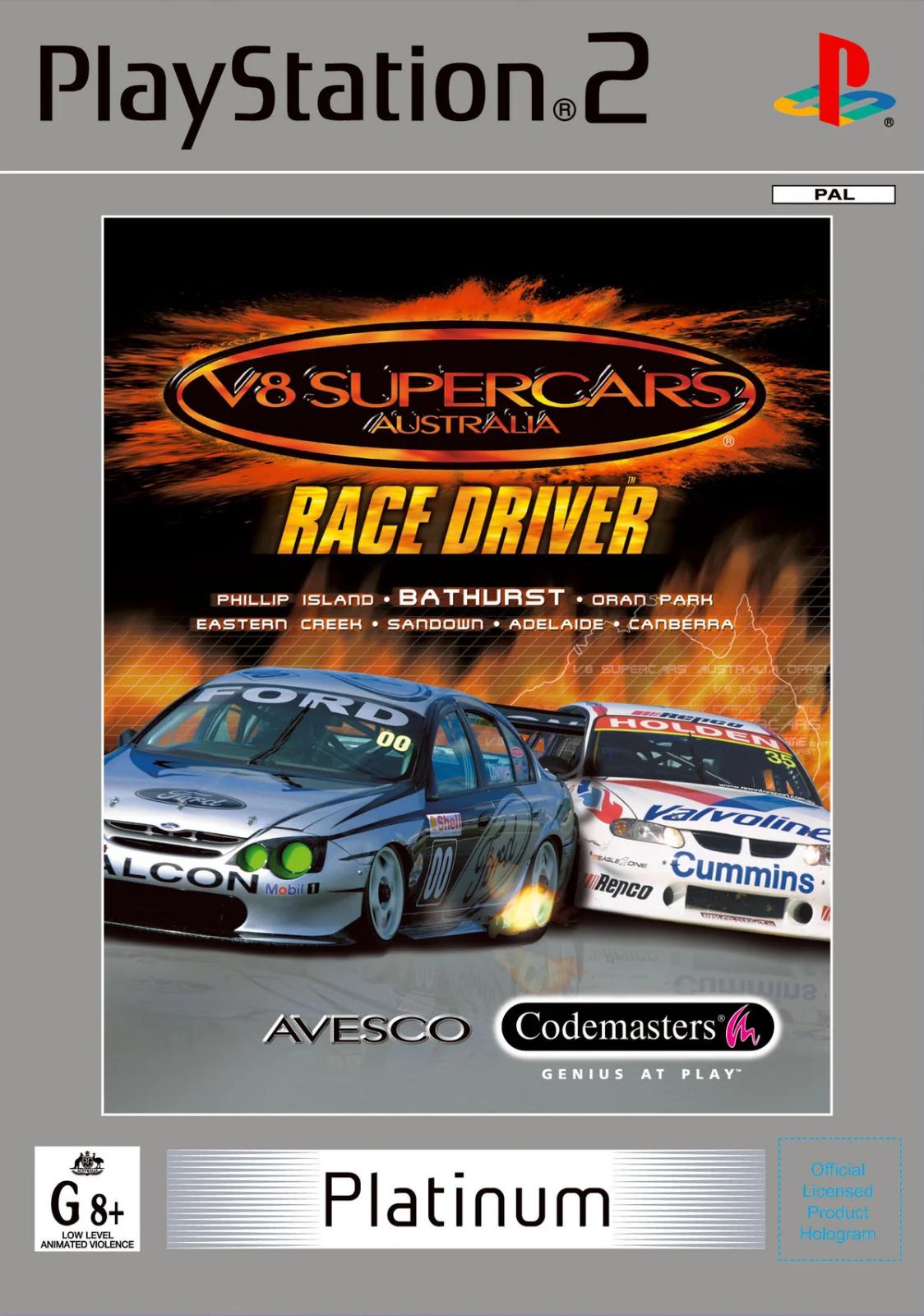 V8 Supercars Australia Race Driver (PS2) (Pre - owned) - GameStore.mt