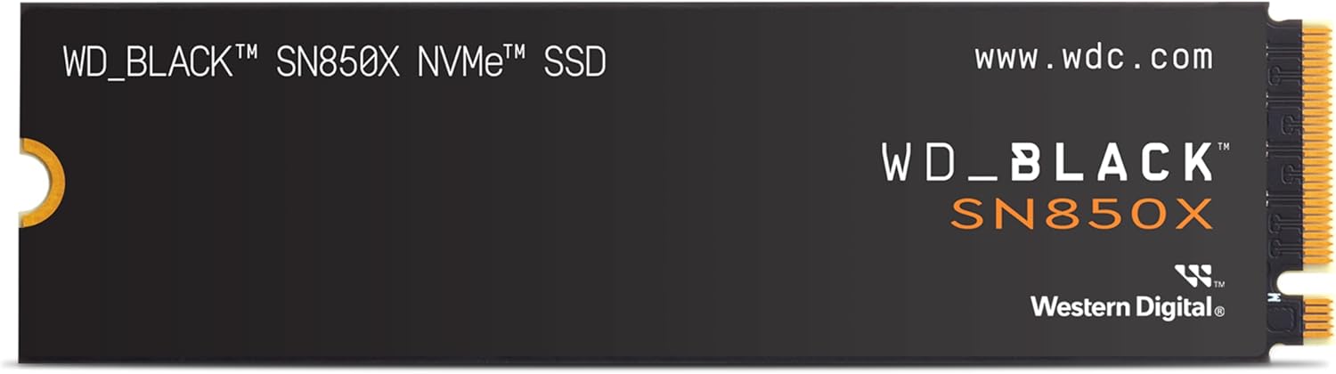 WD 1TB SN850X M.2 NVMe SSD (Black) WDS100T2X0E - GameStore.mt