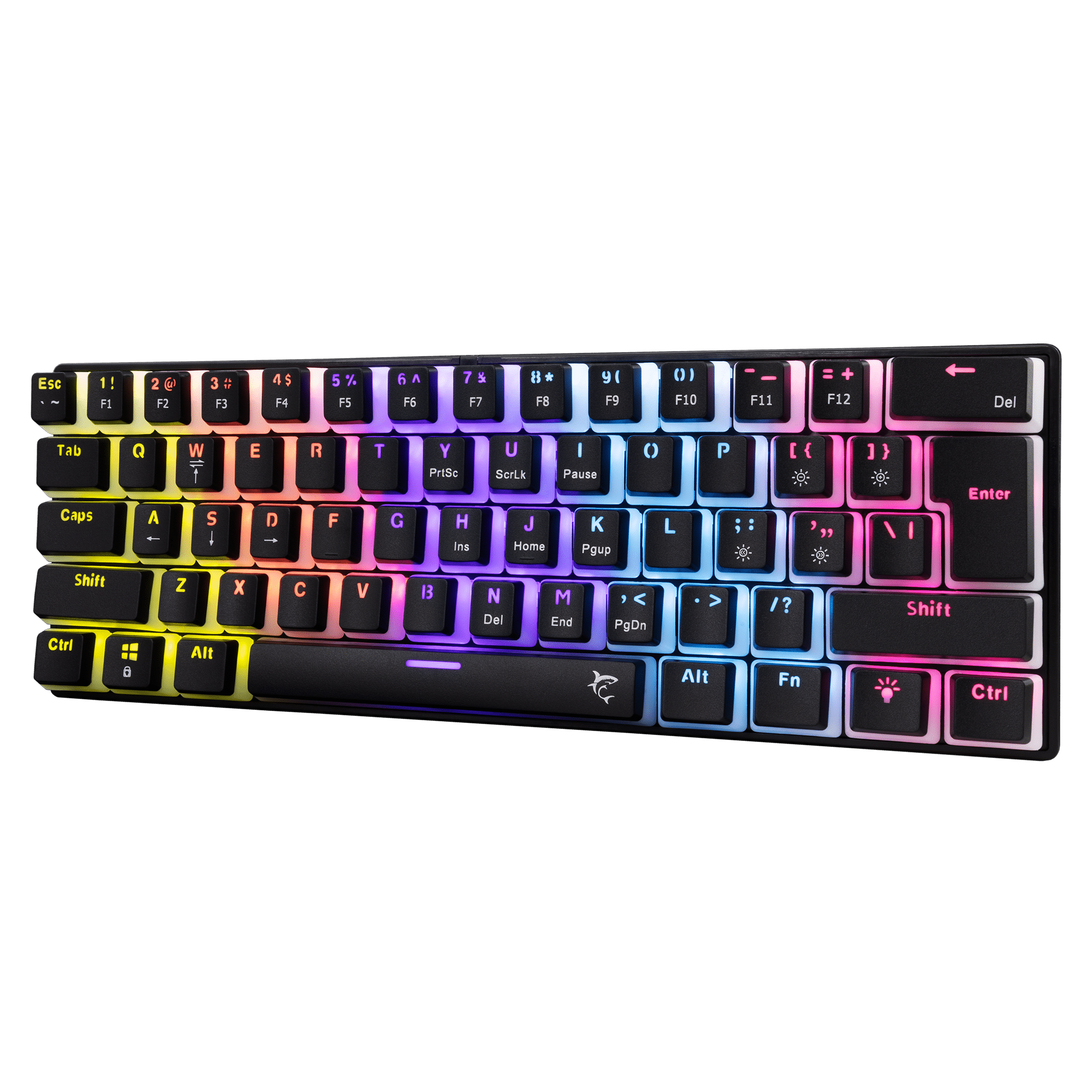 White Shark GK - 2202 Ashiko Black - Red Switches - GameStore.mt
