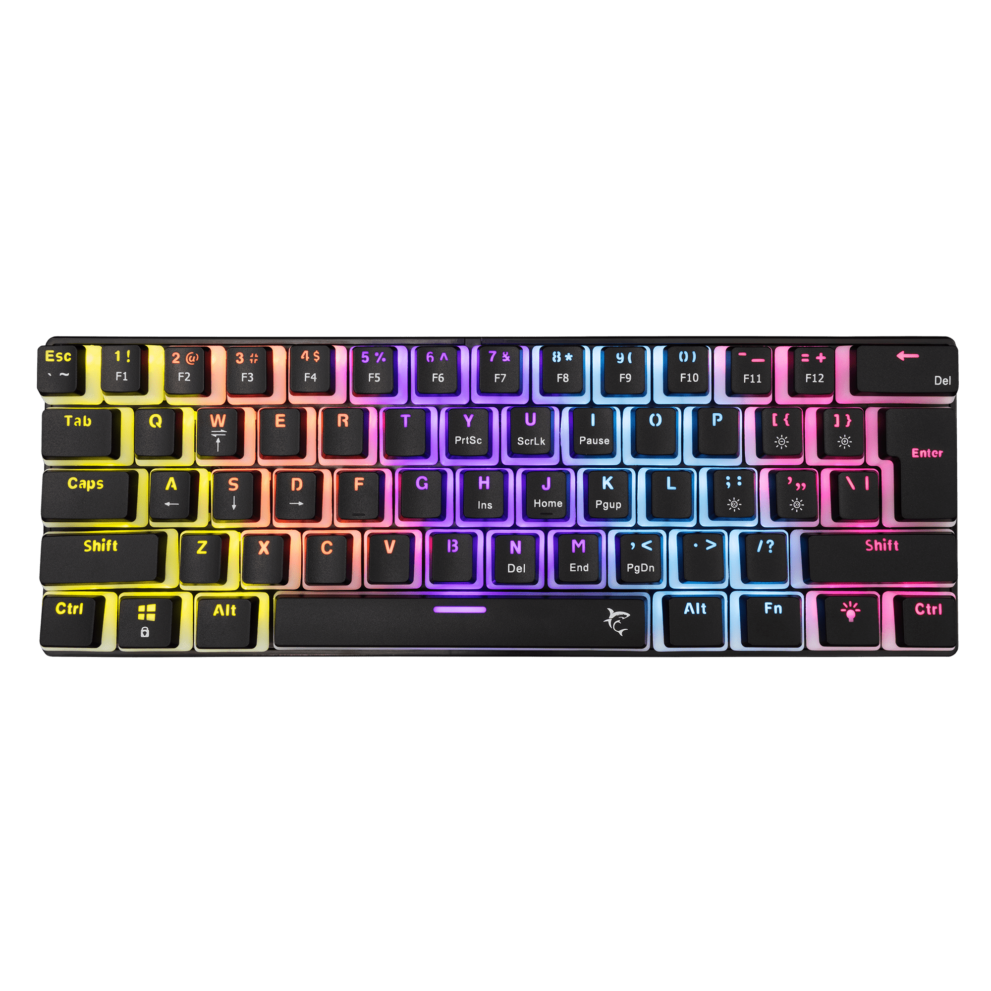 White Shark GK - 2202 Ashiko Black - Red Switches - GameStore.mt