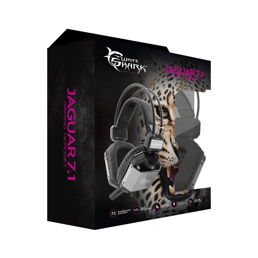 White Shark JAGUAR Gaming Headset - GameStore.mt