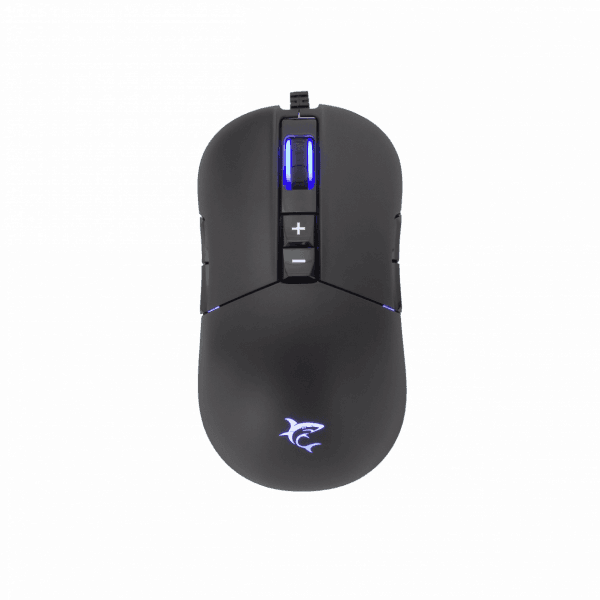 White Shark MOUSE GM - 9005 ARTHUR Black RGB / 10.000 dpi - GameStore.mt