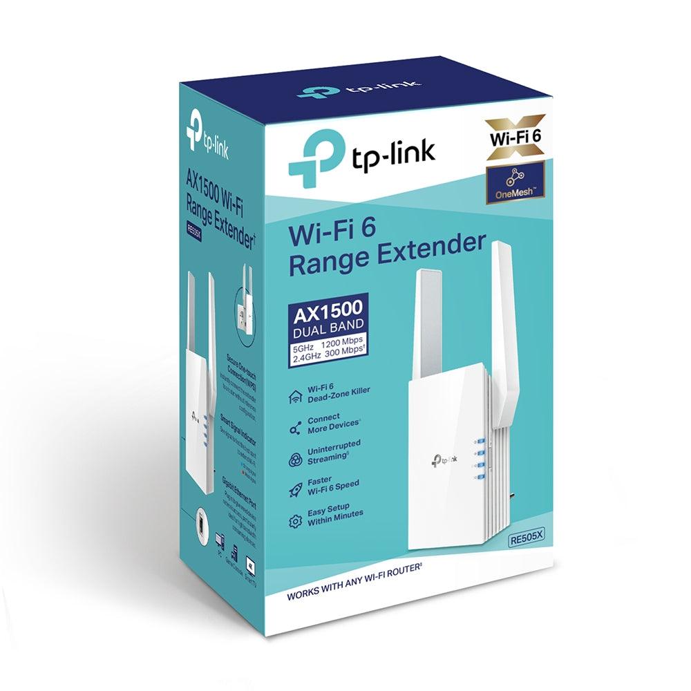 TP-LINK RE505X Dual Band Wi-Fi 6 Range Extender - GameStore.mt | Powered by Flutisat
