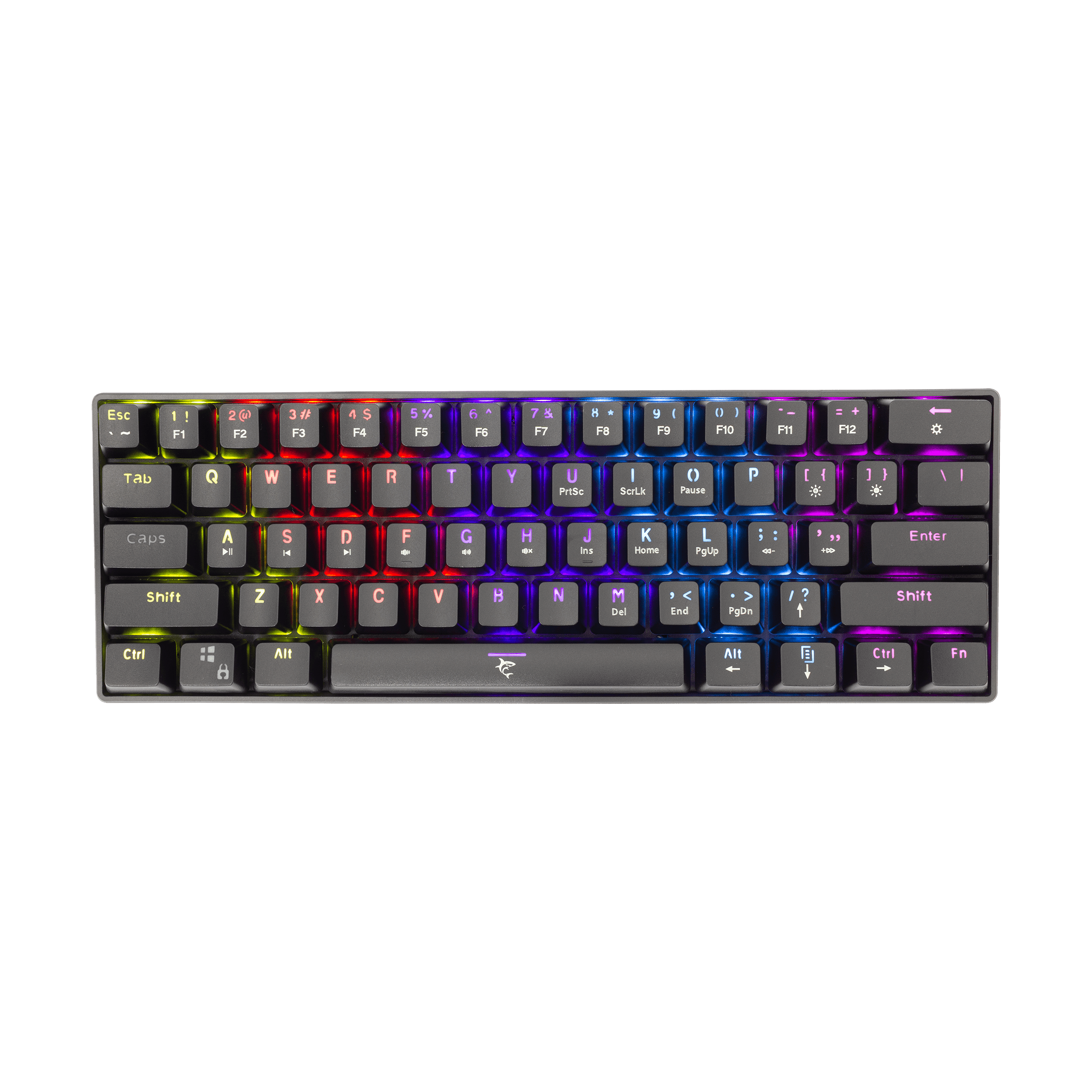 White Shark SHINOBI Keyboard - Black (Red Mechanical Switches) [US Layout] - GameStore.mt | Powered by Flutisat