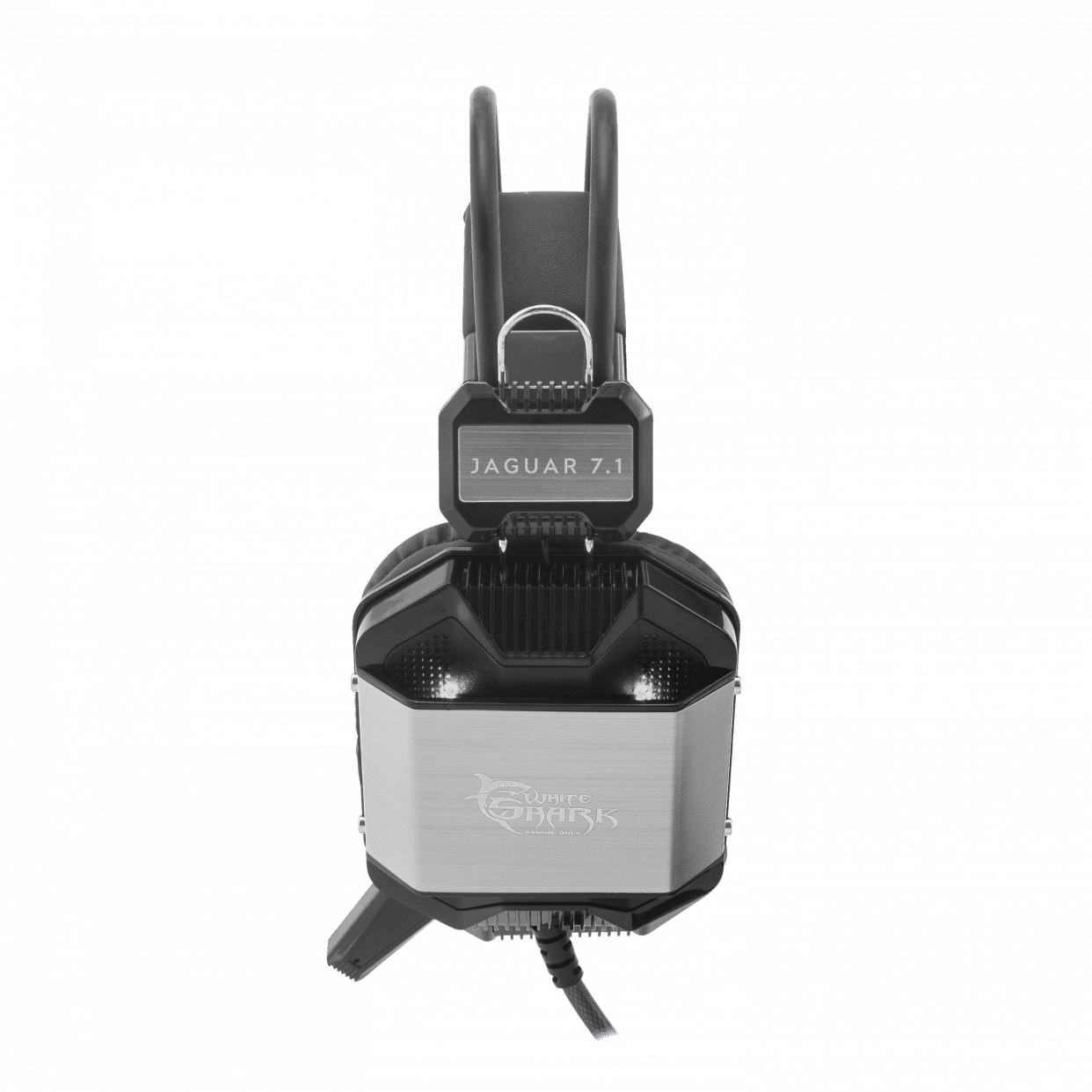 White Shark JAGUAR 7.1 USB Gaming Headset (Black/Silver) - GameStore.mt | Powered by Flutisat