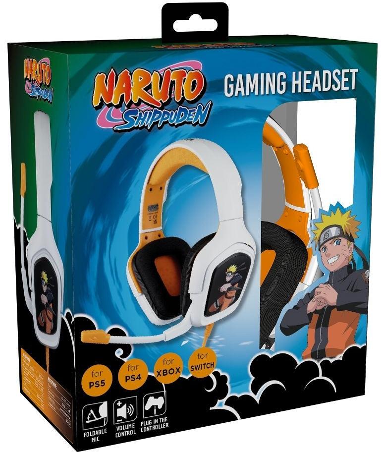KONIX - Naruto Gaming Headset - White/Orange - GameStore.mt | Powered by Flutisat
