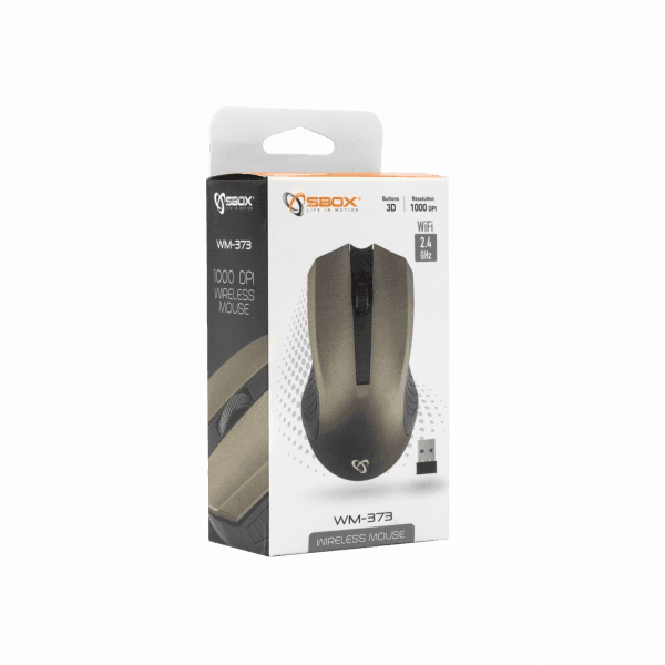 SBOX Grey Wireless Mouse WM-373G - GameStore.mt | Powered by Flutisat