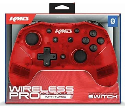 KMD Bluetooth Wireless Pro Controller For Switch - Red (Nintendo Switch) - GameStore.mt | Powered by Flutisat