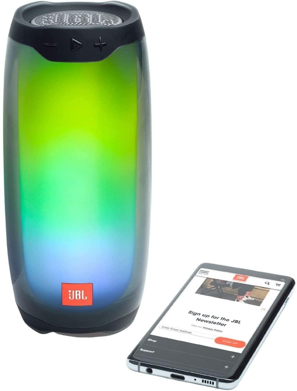 JBL Pulse 4 - Waterproof Portable Bluetooth Speaker with Light Show - Black - GameStore.mt | Powered by Flutisat