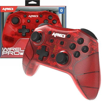 KMD Bluetooth Wireless Pro Controller For Switch - Red (Nintendo Switch) - GameStore.mt | Powered by Flutisat