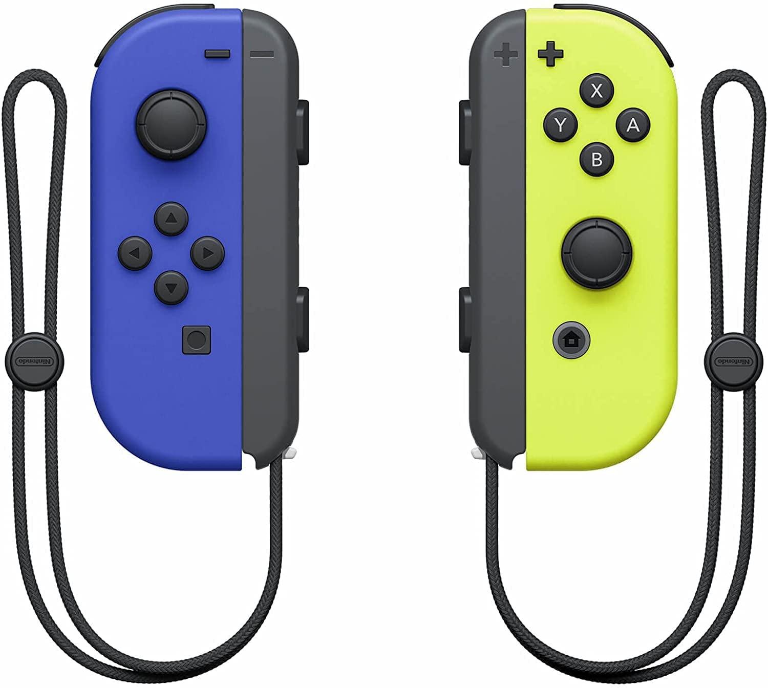 Nintendo Switch Joy-Con Pair (Blue/Neon Yellow) - GameStore.mt | Powered by Flutisat