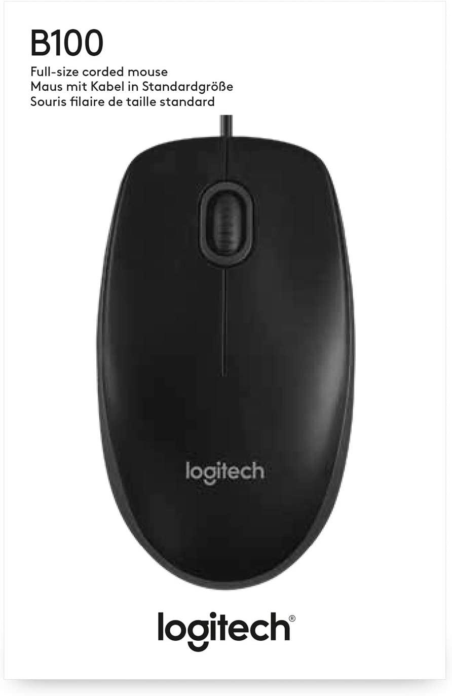 Logitech B100 Optical USB Mouse - GameStore.mt | Powered by Flutisat
