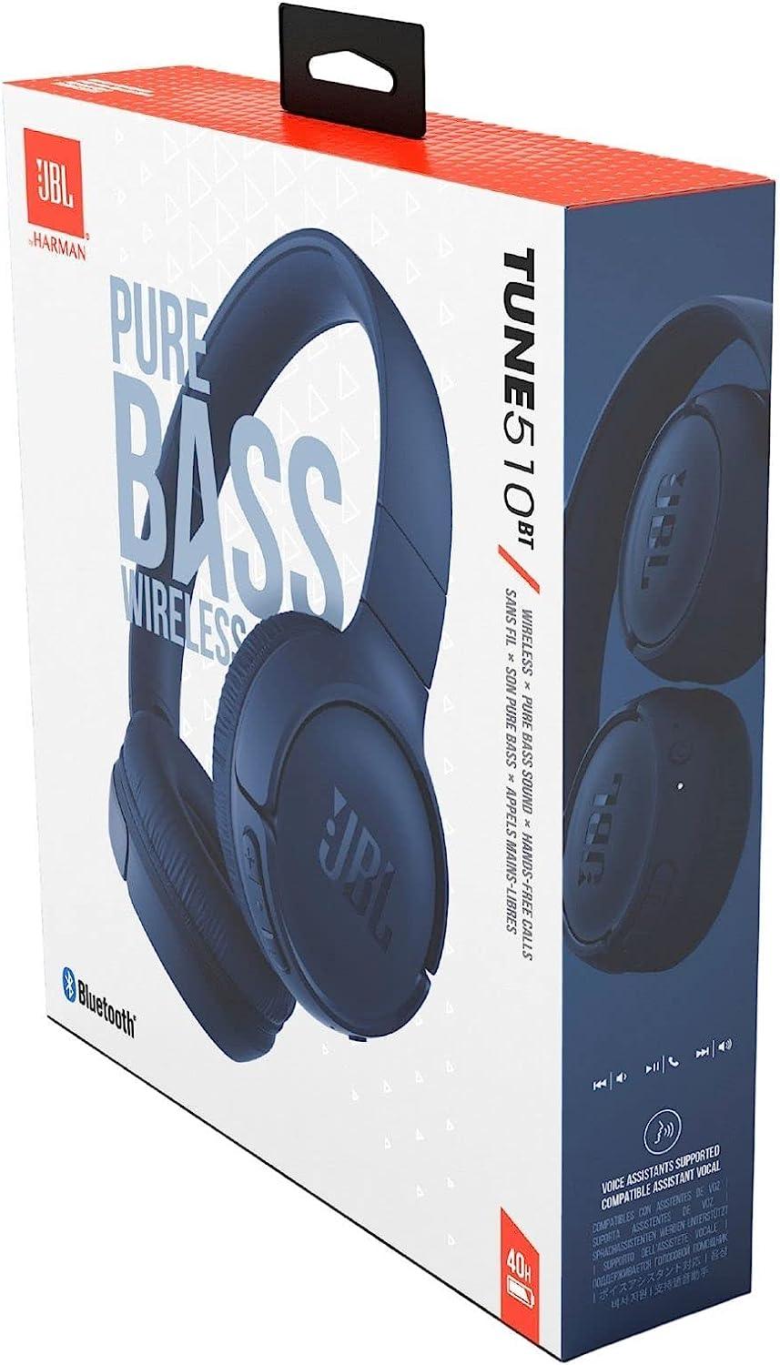 JBL Tune 510BT: Wireless On-Ear Headphones - Blue - GameStore.mt | Powered by Flutisat