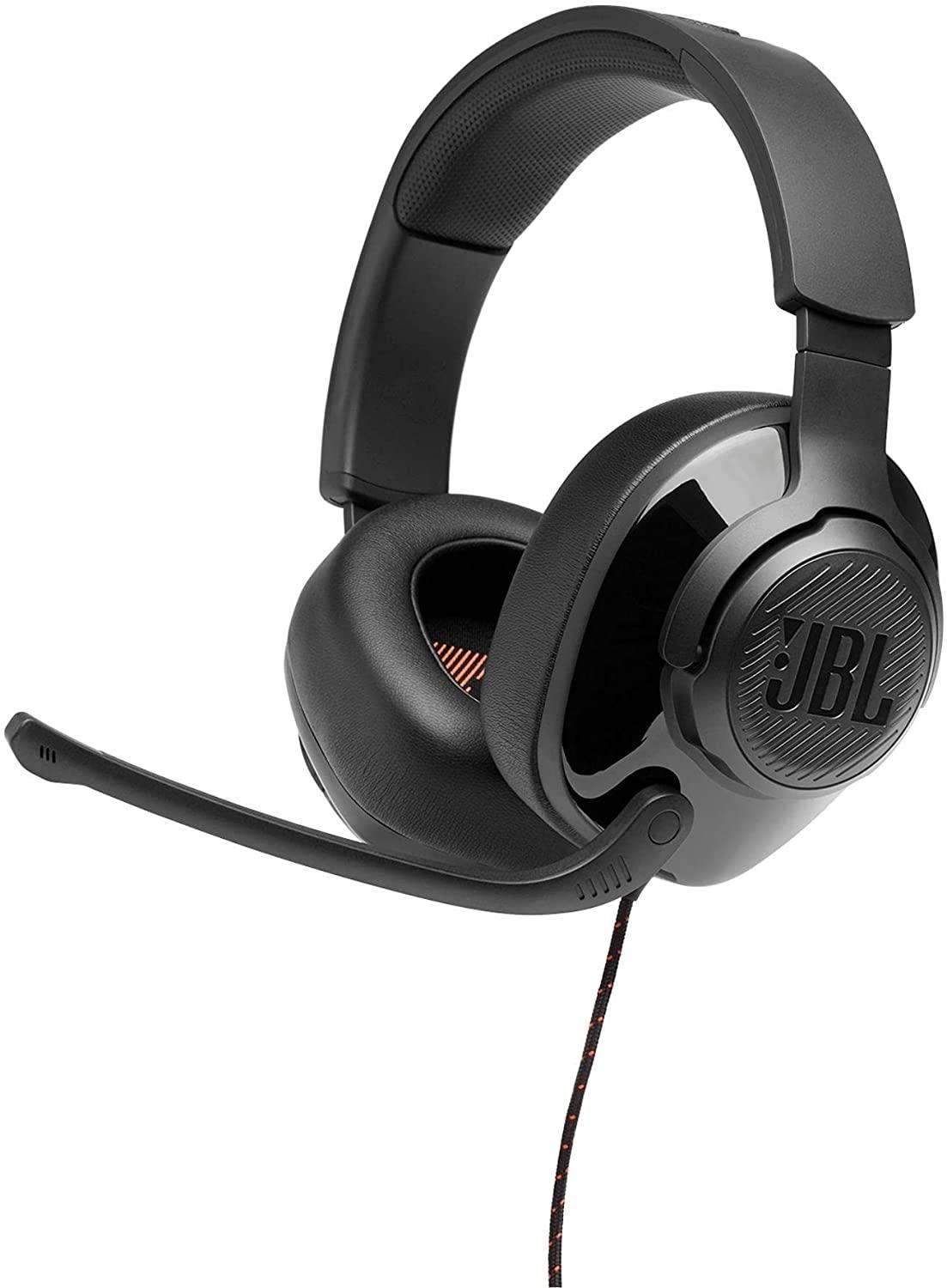 JBL Quantum 200 (Black) - Wired Over-Ear Gaming Headphone - GameStore.mt | Powered by Flutisat