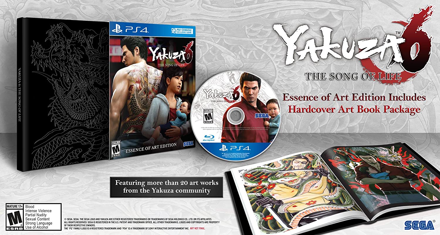 Yakuza 6: The Song of Life - Essence of Art Edition (PS4) - GameStore.mt | Powered by Flutisat