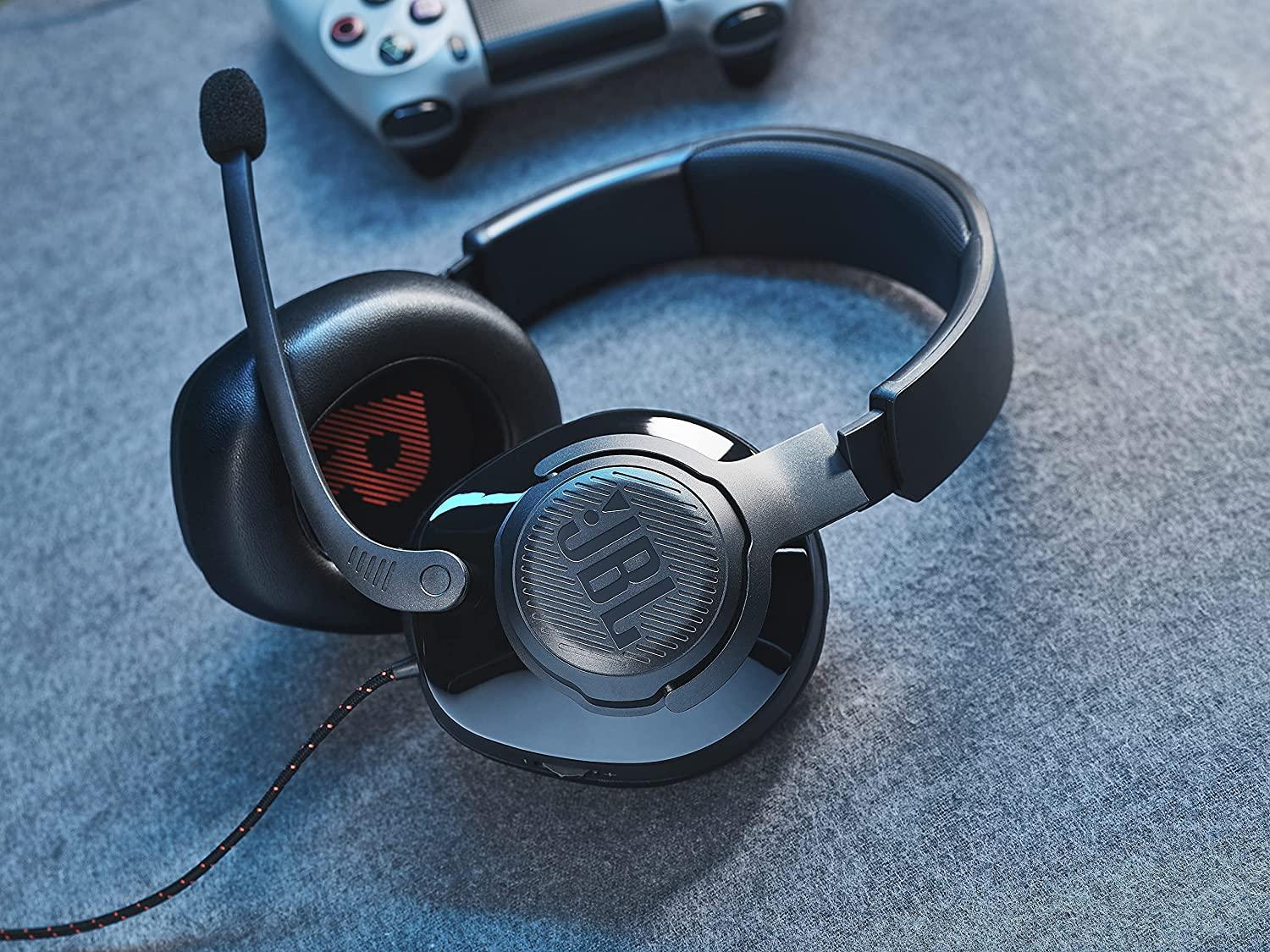 JBL Quantum 200 (Black) - Wired Over-Ear Gaming Headphone - GameStore.mt | Powered by Flutisat