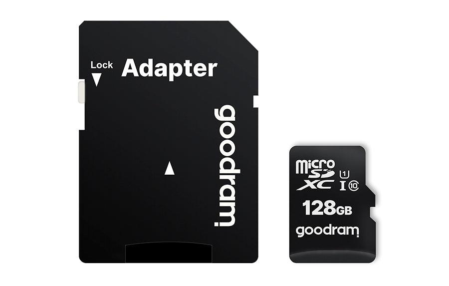 GOODRAM 128GB SDXC Micro SD Card Class 10 UHS-I + Adapter - GameStore.mt | Powered by Flutisat