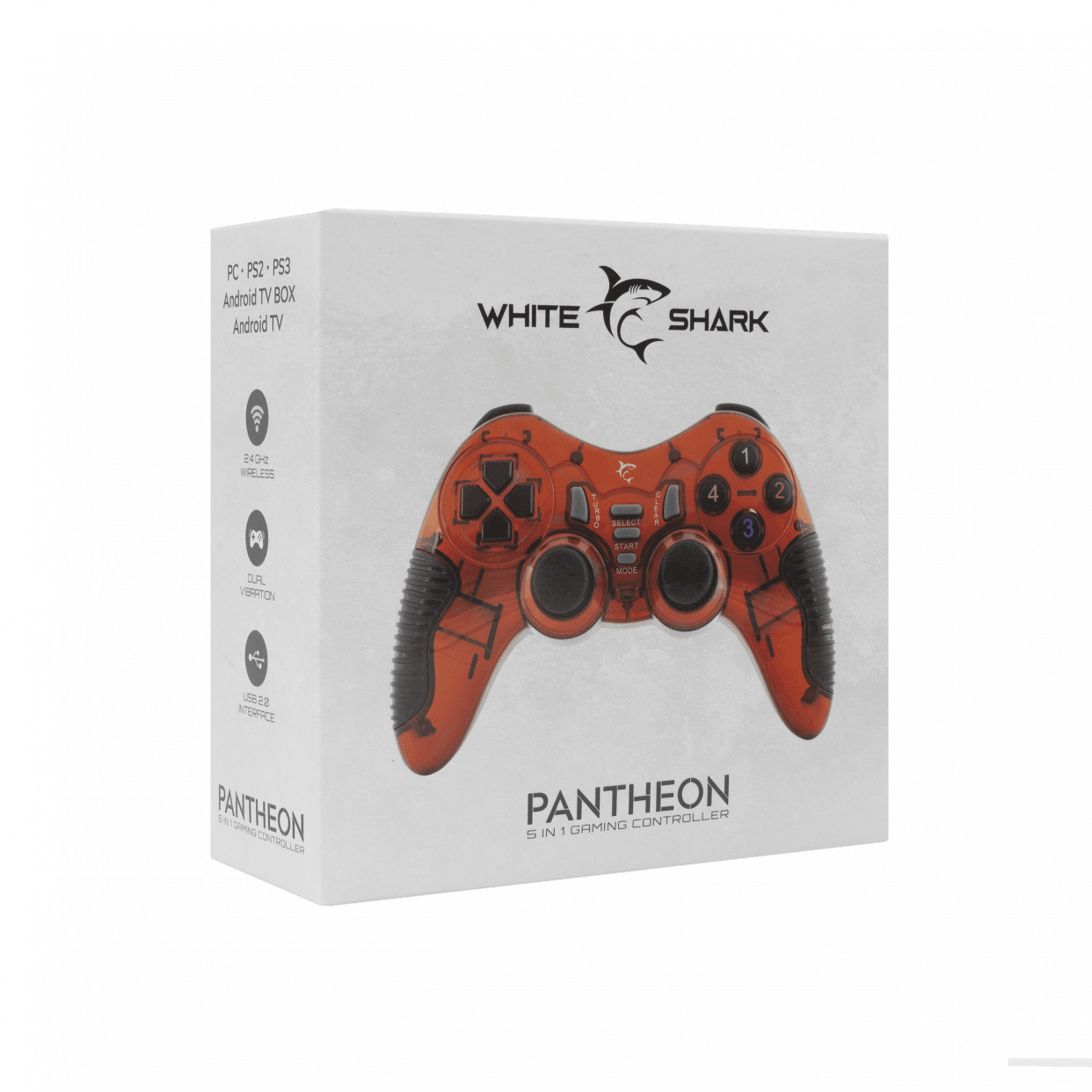 White Shark Pantheon Wireless Gaming Controller for PS2/PS3. - GameStore.mt | Powered by Flutisat