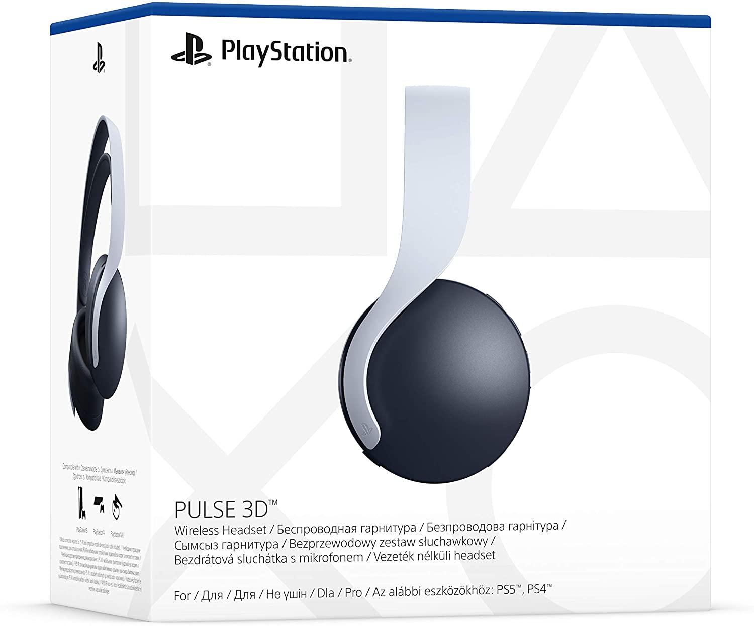 Sony PlayStation 5 Wireless Headset (Pulse 3D) - White (Pre - owned) - GameStore.mt
