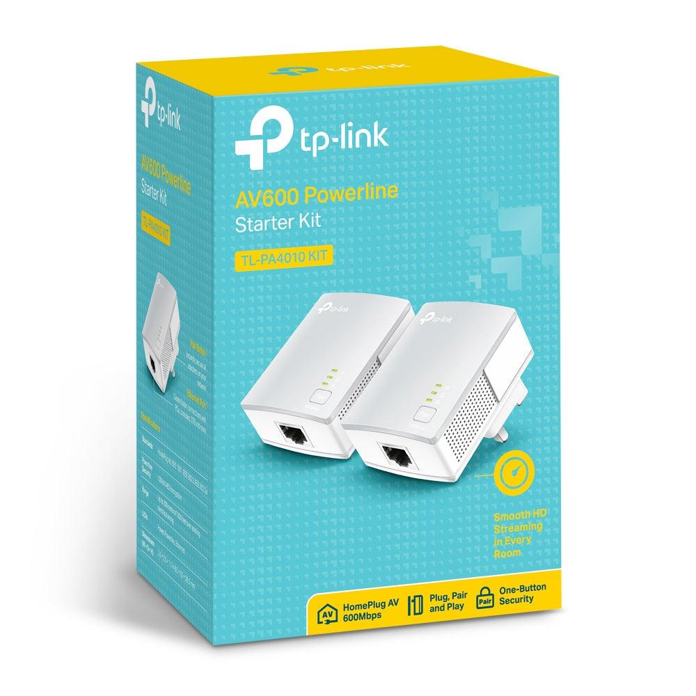 TP - LINK TL - PA4010KIT NANO POWERLINE STARTER KIT ADAPTER 600MBPS AV600 - GameStore.mt