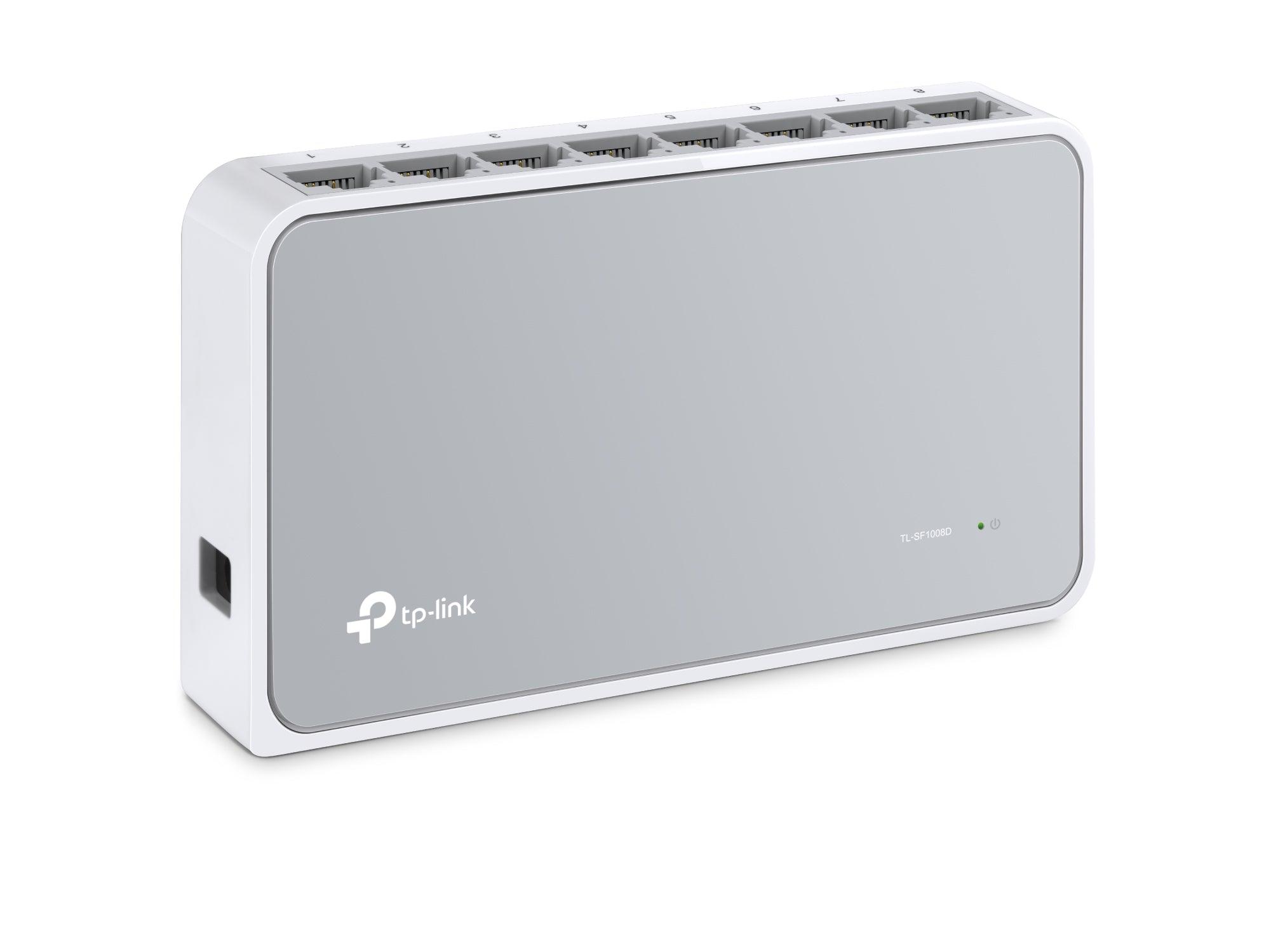 TP - LINK TL - SF1008D 8 - PORT NETWORK SWITCH 10/100MBPS DESKTOP SWITCH - GameStore.mt