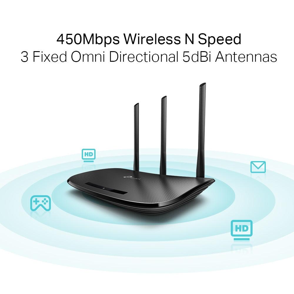 TP - LINK TL - WR940N 450MBPS WIRELESS - N ROUTER - GameStore.mt