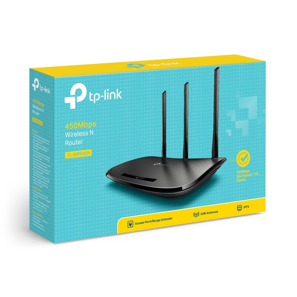 TP - LINK TL - WR940N 450MBPS WIRELESS - N ROUTER - GameStore.mt