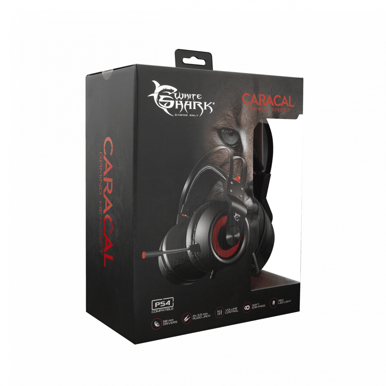 White Shark Caracal Gaming Headphones - GameStore.mt