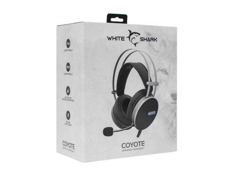 White Shark Coyote Gaming Headphones - GameStore.mt